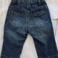 Дънки и блуза за бебе 0-3 месеца, снимка 7 - Панталони и долнища за бебе - 37969147
