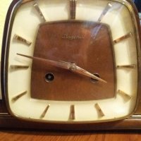 Старинен немски каминен часовник.красив работещ, снимка 2 - Антикварни и старинни предмети - 31234404