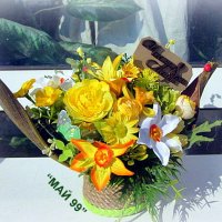 Пролетни цветя на кора, снимка 3 - Подаръци за жени - 44339440