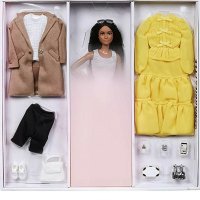 Оригинална колекционерска кукла Барби @Barbiestyle тъмнокожа Mattel, снимка 2 - Кукли - 38965136