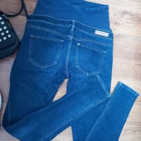 Дънки за бременни от H&M MAMA skinny High Rib размер 38, снимка 5 - Дрехи за бременни - 39702905