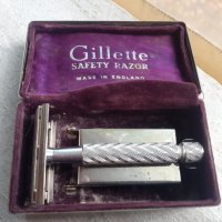Стара колекционерска самобръсначка Gillette оригинална кутия, снимка 1 - Антикварни и старинни предмети - 42812823