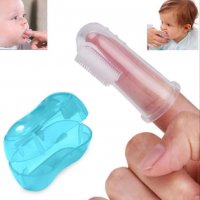 Силиконов накрайник за почистване на бебешките зъби и венци, снимка 2 - За банята - 30938927