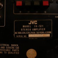 JVC JA-S71, снимка 9 - Ресийвъри, усилватели, смесителни пултове - 35343551