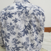 Мъжка риза с дълъг ръкав от лен JTA, снимка 3 - Ризи - 36533167