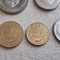 Монети. Тунис . 2, 1 и 1/2 динар, 10, 20, 50 ,100, 5 милима. 8 бройки., снимка 14 - Нумизматика и бонистика - 42373005