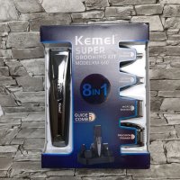 Kemei KM-640 8 в 1 Комплект за подстригване Електрическа акумулаторна машинка за подстригване , снимка 5 - Други - 38309031