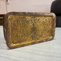 Стара бронзова кутия за бижута с порцеланова плочка Fragonard. №3829, снимка 10 - Колекции - 40465622