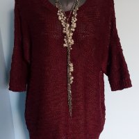 Пуловер тип туника "Only" ® / голям размер , снимка 2 - Туники - 42753486