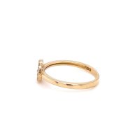 Златен дамски пръстен 1,61гр. размер:53 14кр. проба:585 модел:22041-2, снимка 3 - Пръстени - 44215186