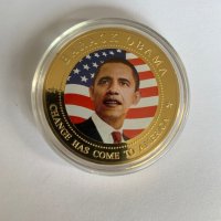 Позлатена монета, снимка 1 - Нумизматика и бонистика - 40467878