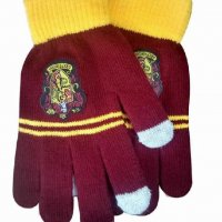 Зимни ръкавици Хари Потър Хогуортс Грифиндор тъчскрийн дрехи, снимка 2 - Ръкавици - 35264187