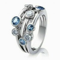 Дамски пръстен с циркони, сребро 925, снимка 1 - Пръстени - 39696808