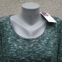 4XL Нова туника Sheego с подгъв дантела, снимка 2 - Блузи с дълъг ръкав и пуловери - 42294273