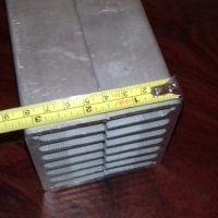 Радиатор тунел за усилватели алуминий-сребро, снимка 4 - Друга електроника - 42899149