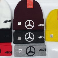 Уникални мъжки зимни шапки - BMW M power & Mercedes AMG logo - промо цена , снимка 1 - Шапки - 31007230