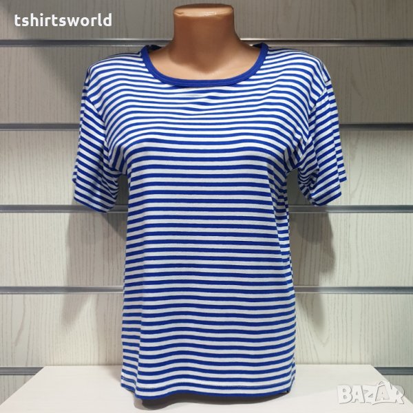 Нова дамска моряшка класическа тениска, Вискоза, снимка 1