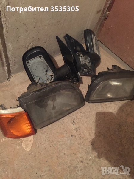 Странични ляво и дясно огледало + Фарове и мигачи за  Ford Transit (1994-2000г) L/R, снимка 1