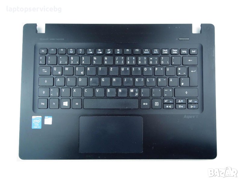 Acer V3-331 V3-371 Клавиатура Палмрест с Тъчпад и Говорители JTE46002B0A, снимка 1