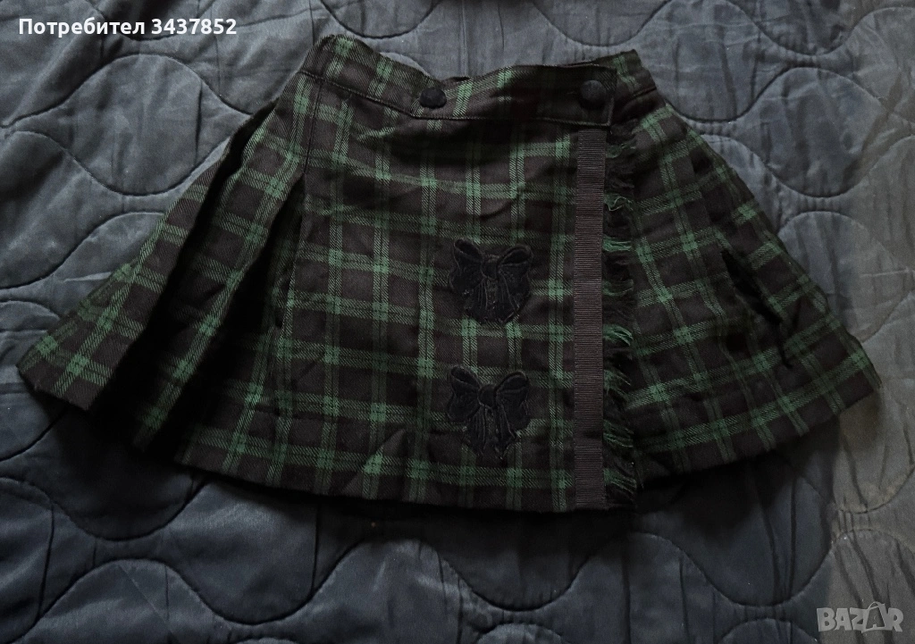 Вълнена пола за бебе 80 размер , снимка 1