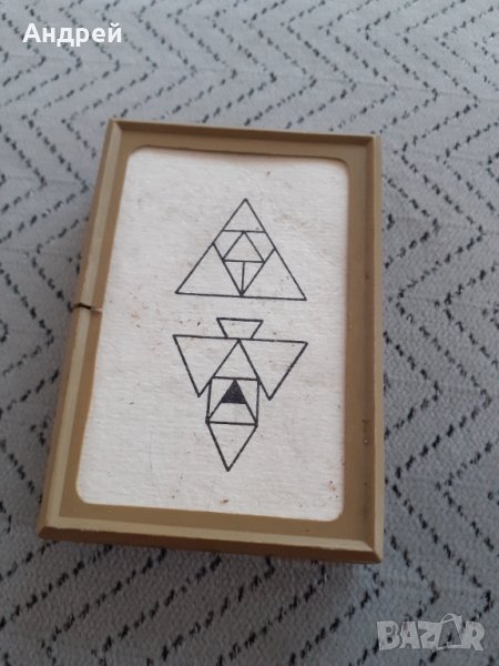 Стари карти Забавни силуети, снимка 1