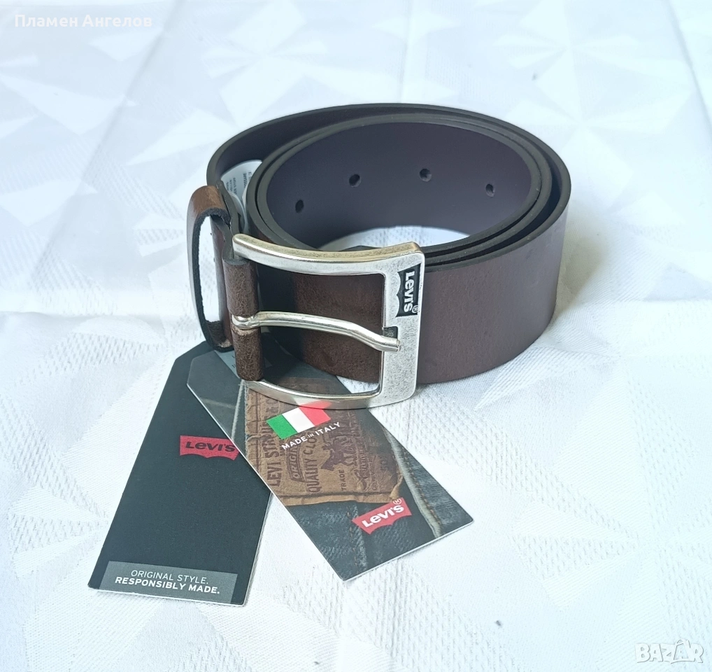 Нов, Оригинален колан Levi's 100%Естествена кожа. , снимка 1