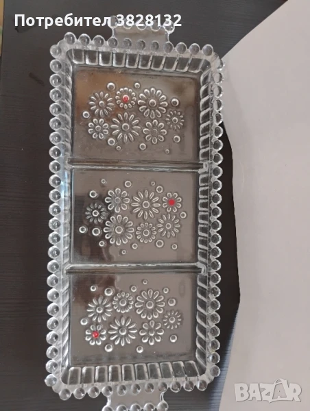 Винтижд плато за сервиране Walther-Glas, серия Fabiola, снимка 1