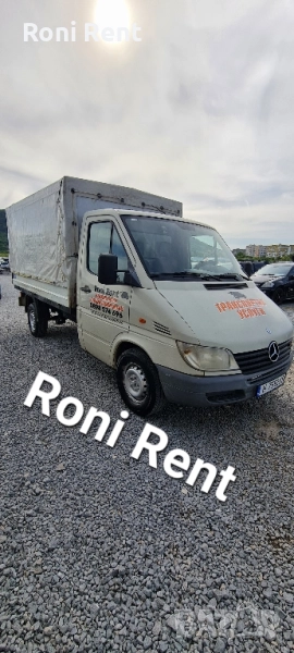 Под Наем ! Мерцедес спринтер бордови с брезент., снимка 1