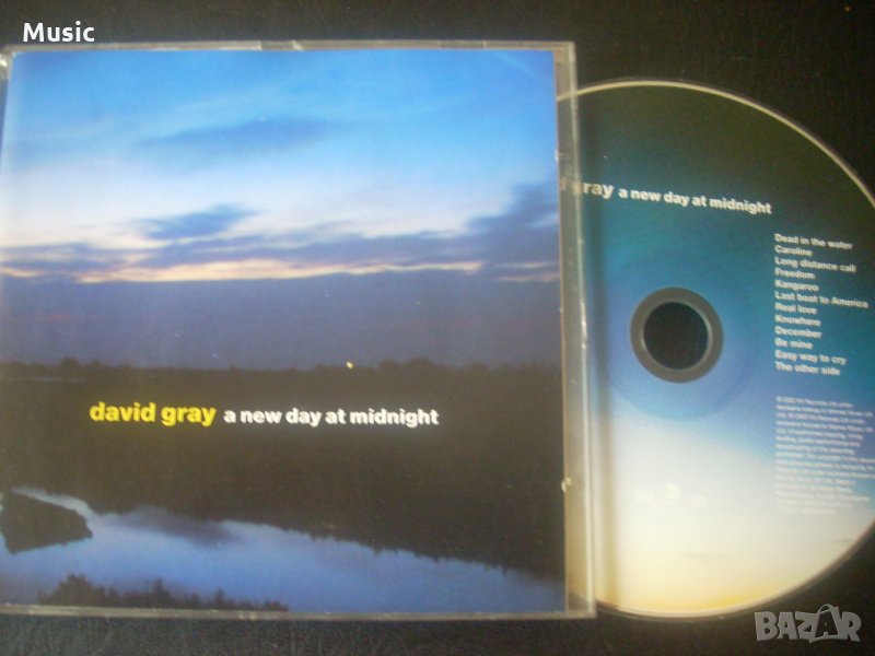  David Gray ‎– A New Day At Midnight - оригинален диск, снимка 1