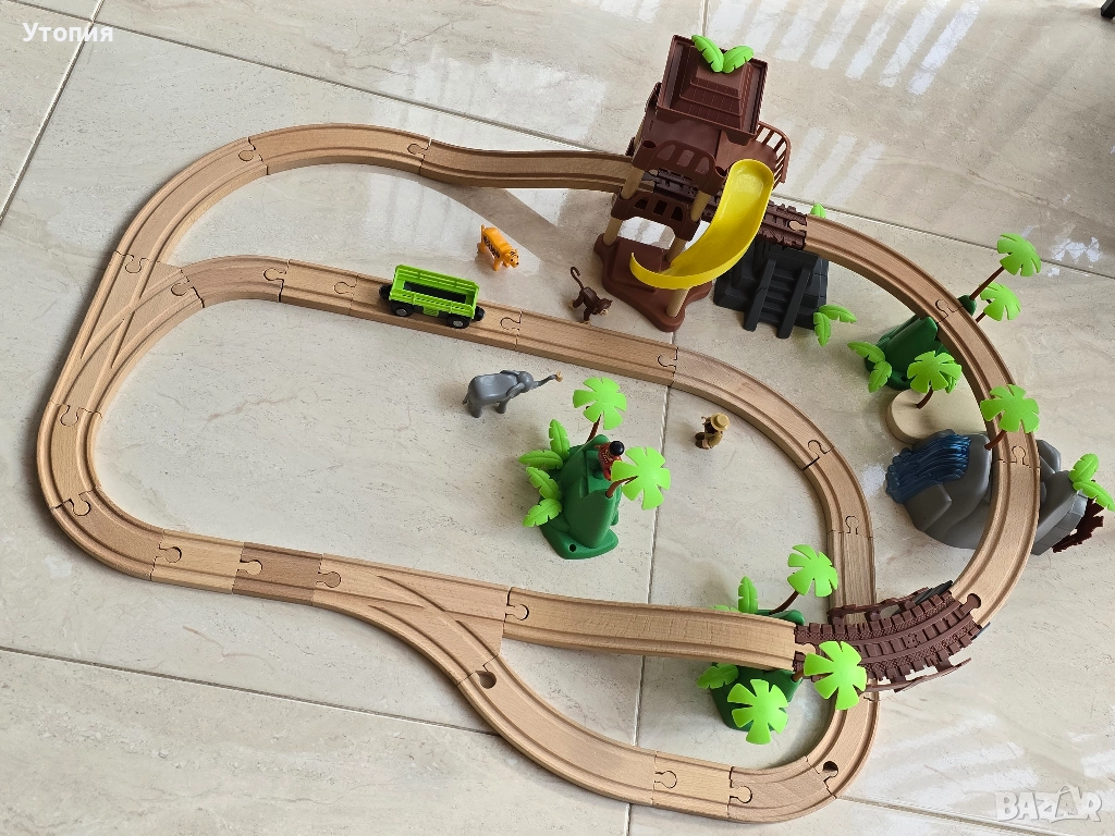 Дървена писта Playtive Jungle, снимка 1