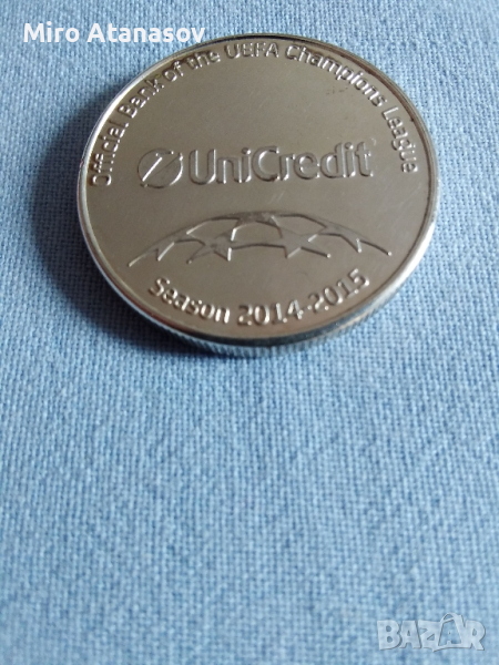 Възпоменателен Match coin PFC Ludogorets 1945- Liverpool FC от 2014 год. , снимка 1