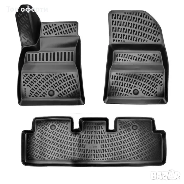 Гумени стелки RizLine съвместими с Tesla Model 3 2017+, снимка 1