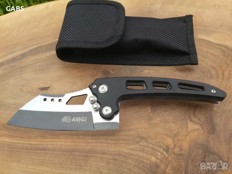 Сгъваем нож LION KNIVES с текстилен калъф, снимка 1