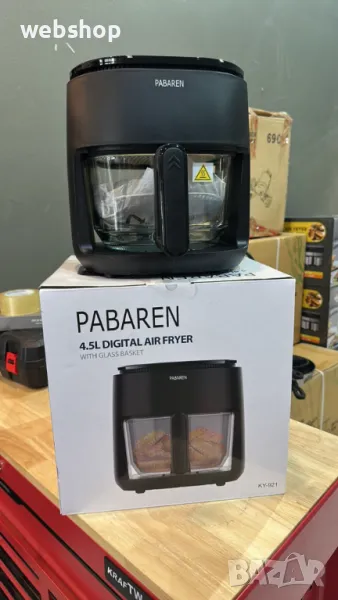 Фритюрник с горещ въздух 4.5L air Frayer Pabaren, снимка 1