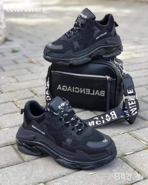 Дамски черни маратонки  Balenciaga  код Br123, снимка 1