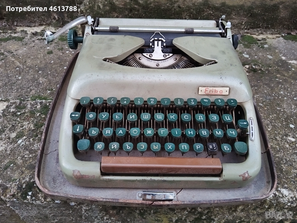 Стара пишеща машина Ерика, снимка 1