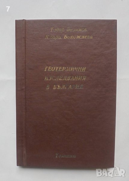 Книга Геотермични изследвания в България - Тодор Велинов, Клара Бояджиев 1981 г., снимка 1