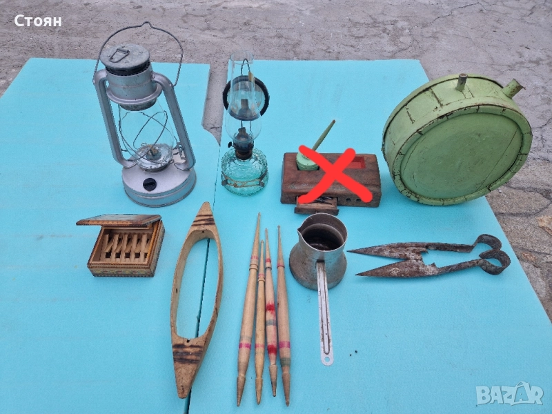 Старинни артикули за битов кът, механа бар, снимка 1