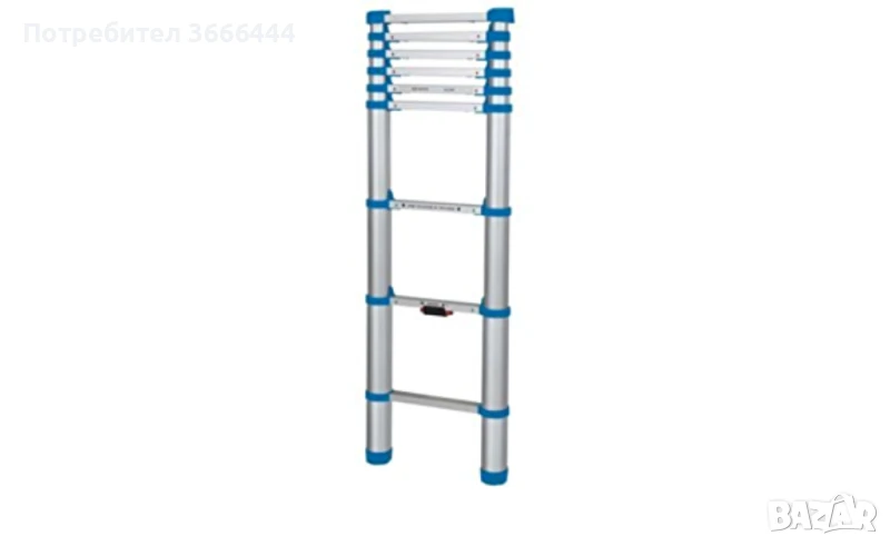 🪜 Телескопична алуминиева стълба под наем – гр. Елена | До 3.8 м, снимка 1