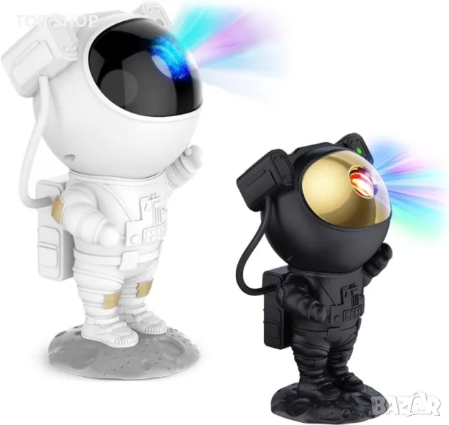 Звезден проектор Галактика Нощна светлина - Космически проектор астронавт детска нощна лампа, снимка 1