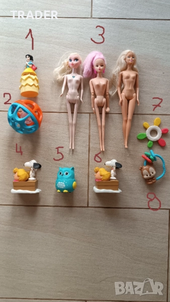 Сет кукли за обличане преобличане топка бухалче механични, снимка 1