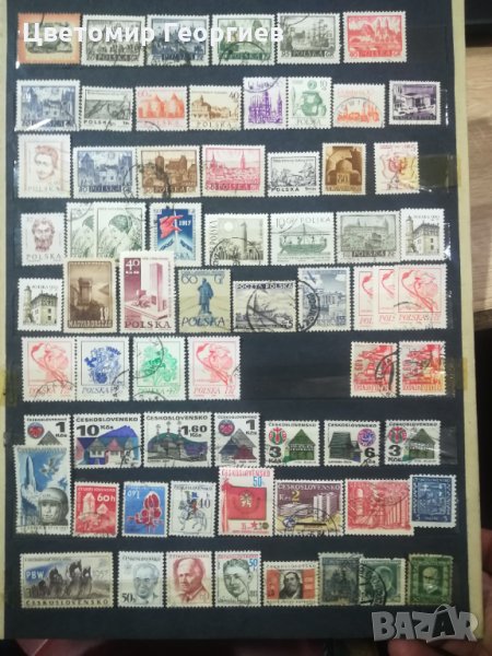 Пощенски марки Полша  и Чехословакия , снимка 1