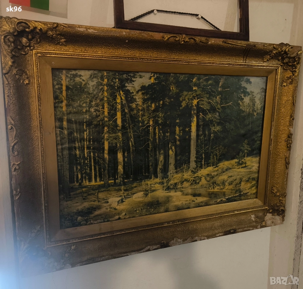 огромна картина с рамка , снимка 1