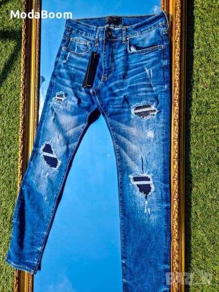 Мъжки сини дънки , снимка 1