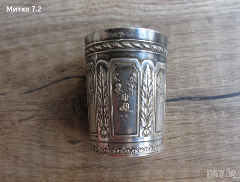 Стар комплект сребърни чашки , снимка 1