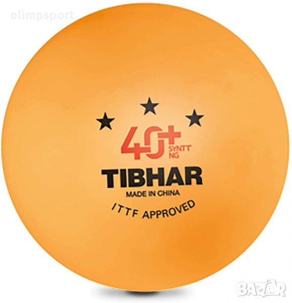 топчета за тенис на маса Tibhar *** NG 40+ бели, оранжеви нови, снимка 1