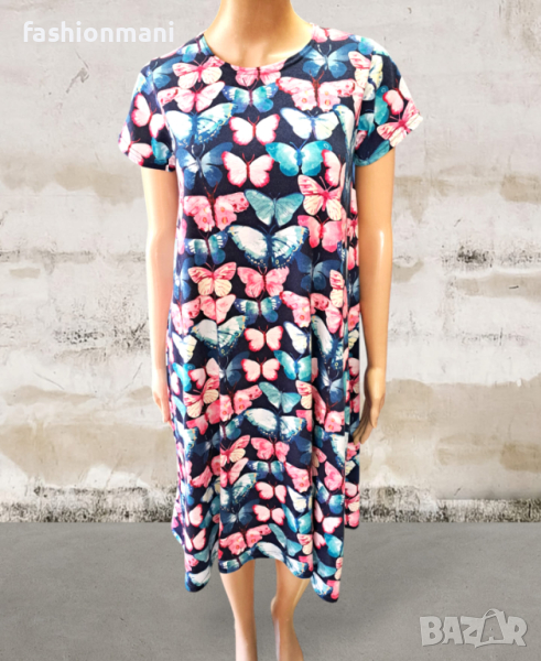 Разкроена рокля - код 1065, снимка 1