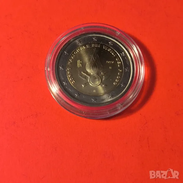 Италия 2 евро, 2020 Национален корпус на пожарникарите, снимка 1