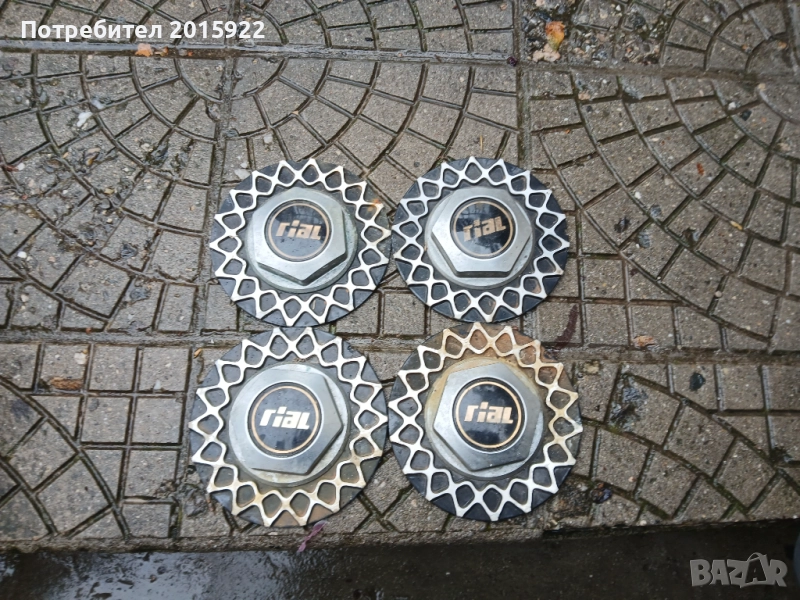 Оригинални капачки за джанти RiAL.за Bmw-E-30.34. Mercedes 190.124., снимка 1
