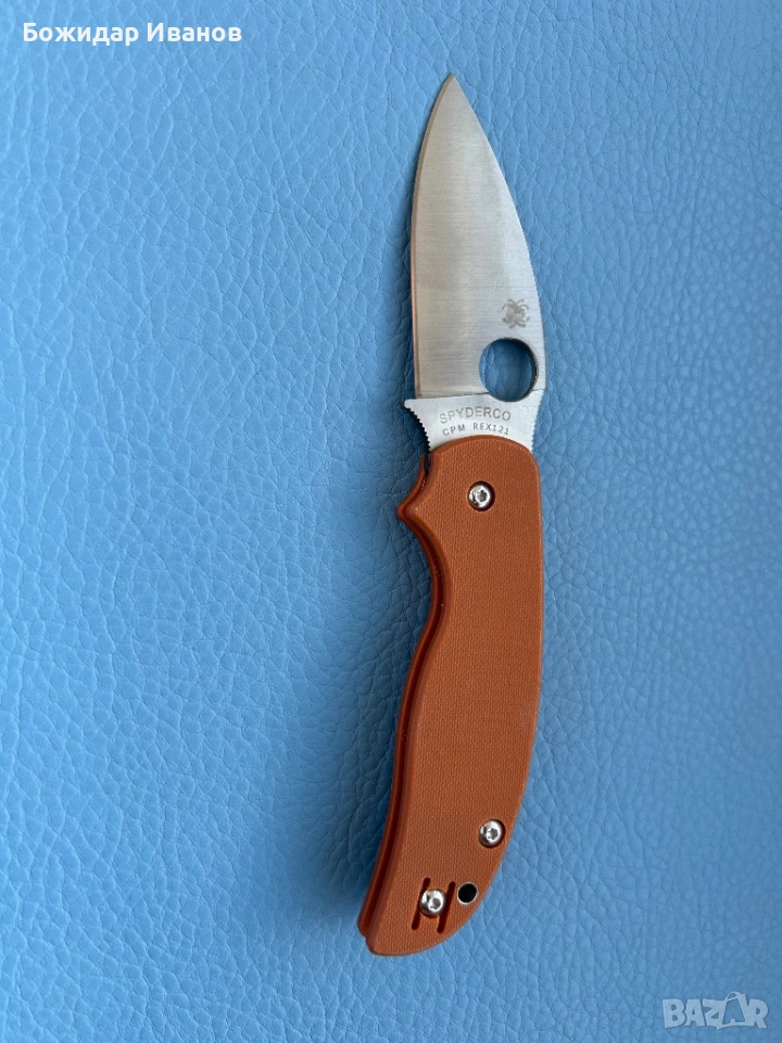 Продавам нож Spyderco Sage 5 CPM Rex 121, снимка 1